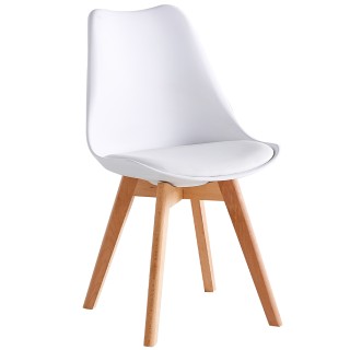 Shally Dogan  Σετ 4 Καρέκλες Τραπεζαρίας Λευκές Πολυθρόνα Γραφείου ...