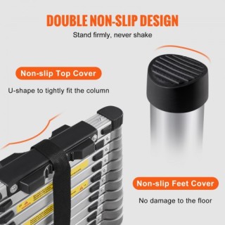 Τηλεσκοπική Σκάλα Αλουμινίου VEVOR 15 ft Πολλαπλών Χρήσεων SSLTQL1... Τηλεσκοπική Σκάλα Αλουμινίου VEVOR 15 ft Πολλαπλών Χρήσεων SSLTQL1...