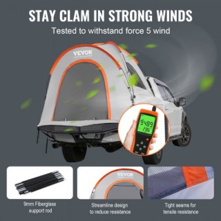Σκηνή Φορτηγού VEVOR 5.5-6 Αδιάβροχη για 2-3 Άτομα  PKZP558550600WT...