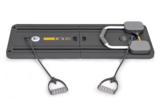 ModernHome Πολυλειτουργικός πάγκος άσκησης Pilates Reformer με αναδ...