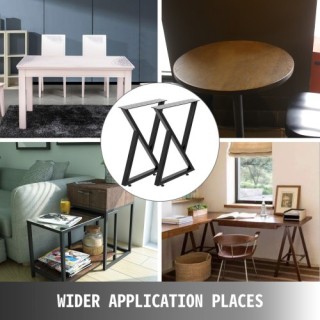 VEVOR  Μεταλλικά Πόδια Τραπεζιού 28x20 Σετ 2 τεμ. TZZT28X20YC8ZFG01V0