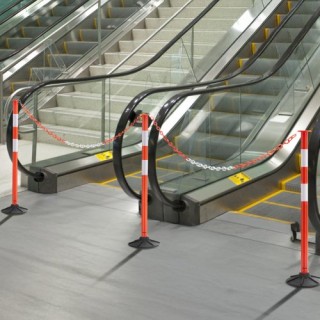 VEVOR 3 Συσκευασίες Κωνικών Οριοδεικτών 871mm με Βάση & Αλυσίδες GZ...