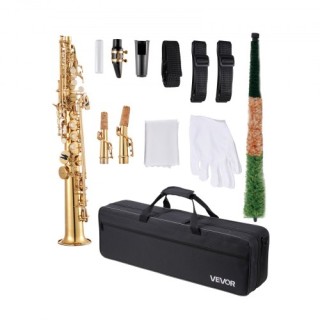 VEVOR Σαξόφωνο Σοπράνο Σι Μπεμόλ με Θήκη και Επιστόμιο ZGSKSGYJBDJS... VEVOR Σαξόφωνο Σοπράνο Σι Μπεμόλ με Θήκη και Επιστόμιο ZGSKSGYJBDJS...