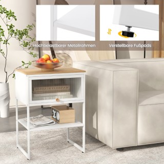 Costway Πολυλειτουργικό και Ανθεκτικό Κομοδίνο με Διάφανη Αναδιπλο... Costway Πολυλειτουργικό και Ανθεκτικό Κομοδίνο με Διάφανη Αναδιπλο...