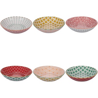 Villa DEste Σετ 6τμχ Ρηχό πιάτο από πορσελάνη με διπλό ντεκόρ Conf... Villa DEste Σετ 6τμχ Ρηχό πιάτο από πορσελάνη με διπλό ντεκόρ Conf...