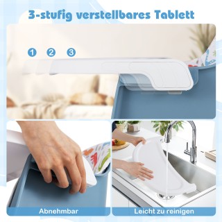 Costway Πολυμορφική Καρέκλα Φαγητού 16-σε-1 με Αποσπώμενο Δίσκο και...