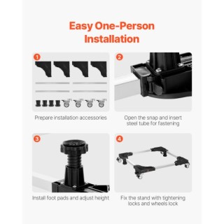 VEVOR Ρυθμιζόμενη Βάση Ψυγείου 1100 lb 27.5-35.4 Inch JJBYTCSJSLG2Y...