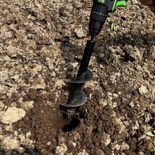 BAKAJI Κήπος Σπειροειδής Τρυπάνι Διάμετρος 8 εκ. Βάθος 16 εκ. 02814498