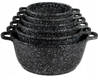 Σετ Μαγειρικά Σκεύη - Κατσαρόλες 12 τεμάχια Μαύρο ZILNER ZL-8317 Σετ Μαγειρικά Σκεύη - Κατσαρόλες 12 τεμάχια Μαύρο ZILNER ZL-8317