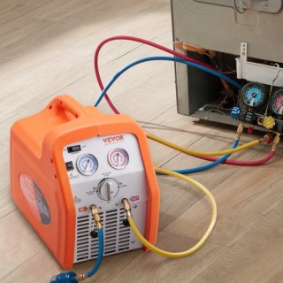 VEVOR Φορητή Μηχανή Ανάκτησης Ψυκτικού 3/4 HP με Προστασία Υψηλής Π...
