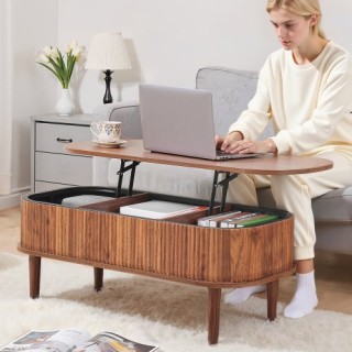 VEVOR Οβάλ Τραπεζάκι Καφέ με Ανυψούμενη Επιφάνεια και Κρυφή Θήκη σε... VEVOR Οβάλ Τραπεζάκι Καφέ με Ανυψούμενη Επιφάνεια και Κρυφή Θήκη σε...