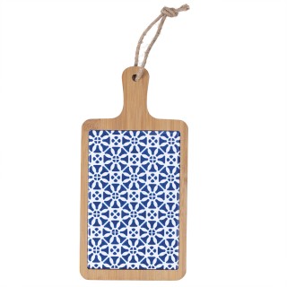 Galileo Ξύλινη επιφάνεια κοπής από μπαμπού και κεραμικό με διακόσμη...