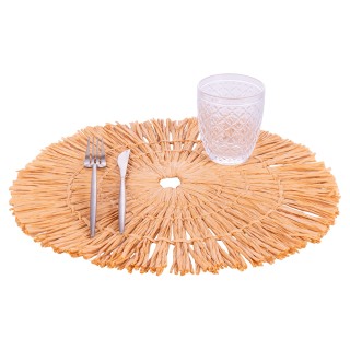 Villa DEste Σετ 6 τμχ Στρογγυλό πλεκτό σουπλά 38 εκ. από χαρτί San... Villa DEste Σετ 6 τμχ Στρογγυλό πλεκτό σουπλά 38 εκ. από χαρτί San...