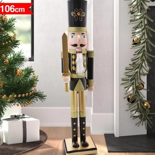 BAKAJI Ξύλινος Χριστουγεννιάτικος Καρυοθραύστης Ύψους 106 εκ. Χρισ... BAKAJI Ξύλινος Χριστουγεννιάτικος Καρυοθραύστης Ύψους 106 εκ. Χρισ...