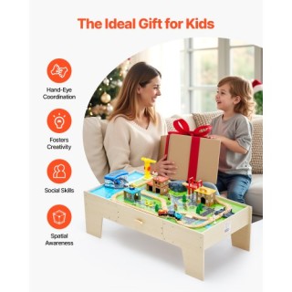 VEVOR Παιδικό Ξύλινο Τραπέζι Δραστηριοτήτων με Μεγάλο Συρτάρι Αποθή... VEVOR Παιδικό Ξύλινο Τραπέζι Δραστηριοτήτων με Μεγάλο Συρτάρι Αποθή...