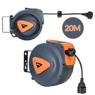 BAKAJI Ηλεκτρική καρούλι με καλώδιο 20μ προέκταση Schuko τοποθέτησ... BAKAJI Ηλεκτρική καρούλι με καλώδιο 20μ προέκταση Schuko τοποθέτησ...