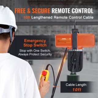 Ηλεκτρικός Γερανός Αλυσίδας VEVOR 500 kg, 4.5 m Ανύψωση  DDHLHLCS25...