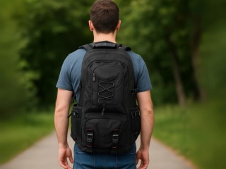 Verk Group Σακίδιο 35L Μαύρο για Ταξίδια, Ορειβασία και Πεζοπορία 5...