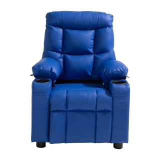 VEVOR Παιδική Πολυθρόνα Ανάκλισης με 2 Θήκες Ποτηριών και 4 Τσέπες,...