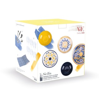 Villa DEste Σετ 6 τμχ  Πιατέλα φρούτων από πορσελάνη Σικελία 5918545