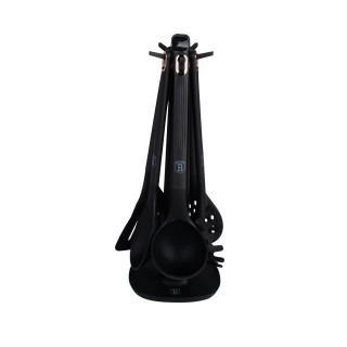 Berlinger Haus Σετ Εργαλεία Κουζίνας 6 Τεμαχίων με Βάση, Black Rose...