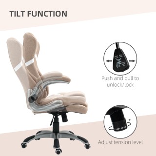 Vinsetto  Περιστρεφόμενη Καρέκλα Γραφείου με Ρυθμιζόμενο Ύψος από Ύ...