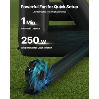 VEVOR Φουσκωτή Οθόνη Κινηματογράφου 16 ft 16:9 με Φορητή Τσάντα XCQ...