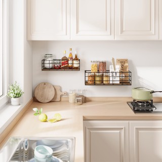 BAKAJI Σετ 4 Ράφια Τοίχου Βιομηχανικού Σχεδιασμού από Ξύλο Καρυδιά... BAKAJI Σετ 4 Ράφια Τοίχου Βιομηχανικού Σχεδιασμού από Ξύλο Καρυδιά...