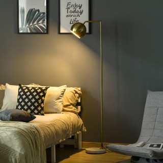 HOMCOM Μοντέρνο φωτιστικό δαπέδου με στρογγυλό φωτιστικό δαπέδου κα... HOMCOM Μοντέρνο φωτιστικό δαπέδου με στρογγυλό φωτιστικό δαπέδου κα...