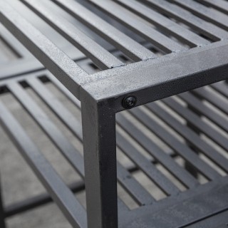 Outsunny μοντέρνος 2θέσιος πάγκος κήπου με τραπέζι και τρύπα για ομ... Outsunny μοντέρνος 2θέσιος πάγκος κήπου με τραπέζι και τρύπα για ομ...