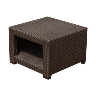Τραπεζάκι σαλονιού Outsunny Garden σε PE Rattan, Καφέ, 56x56x44,5 ε...