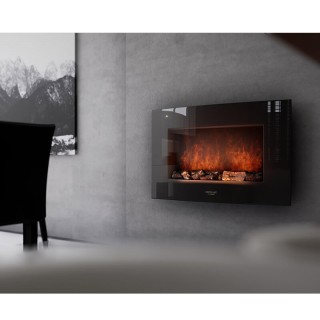 Ηλεκτρικό Τζάκι Επιτοίχιο 1000/2000 W με Τηλεχειριστήριο Ready Warm...