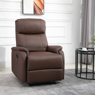 Homcom Manual Relax Πολυθρόνα με ανακλινόμενη πλάτη και υποπόδιο σε... Homcom Manual Relax Πολυθρόνα με ανακλινόμενη πλάτη και υποπόδιο σε...