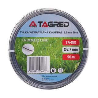 Ενισχυμένο Νήμα Μεσινέζας Θαμνοκοπτικού 2.7 mm x 50 m TAGRED TA480 Ενισχυμένο Νήμα Μεσινέζας Θαμνοκοπτικού 2.7 mm x 50 m TAGRED TA480