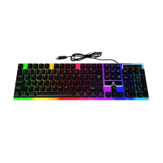 Ενσύρματο Πληκτρολόγιο Gaming USB με RGB LED Φωτισμό US SPM 12540