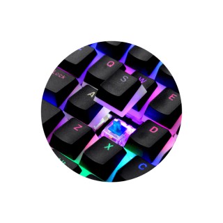 Ενσύρματο Μηχανικό Πληκτρολόγιο USB με RGB Φωτισμό US Blue Blitz Cl...