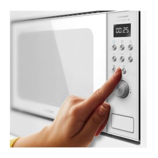 Εντοιχιζόμενος Φούρνος Μικροκυμάτων με Γκριλ 20 Lt 700 W Χρώματος Λ...