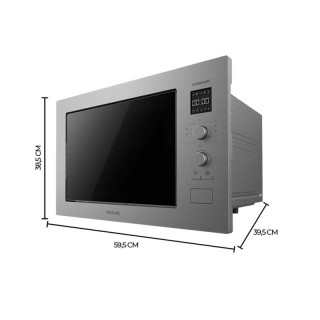 Εντοιχιζόμενος Φούρνος Μικροκυμάτων με Γκριλ 25 Lt 900 W Cecotec Gr...