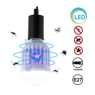 Εντομοαπωθητική LED Λάμπα E27 6 W Bakaji 8052877974221 Εντομοαπωθητική LED Λάμπα E27 6 W Bakaji 8052877974221