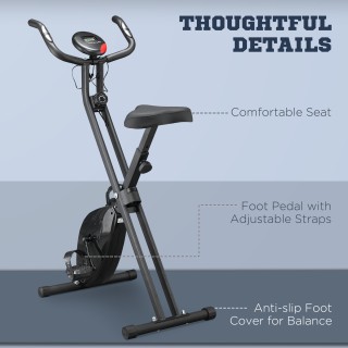 Επαγγελματικό ποδήλατο γυμναστικής HOMCOM με αντίσταση και ρυθμιζόμ... Επαγγελματικό ποδήλατο γυμναστικής HOMCOM με αντίσταση και ρυθμιζόμ...