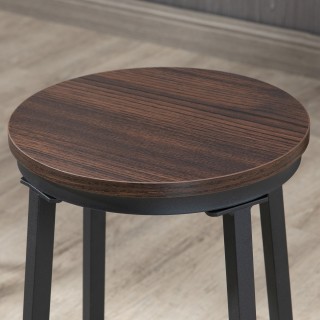 Σετ τραπεζαρίας HOMCOM με τραπέζι και 4 σκαμπό σε βιομηχανικό στυλ,... Σετ τραπεζαρίας HOMCOM με τραπέζι και 4 σκαμπό σε βιομηχανικό στυλ,...