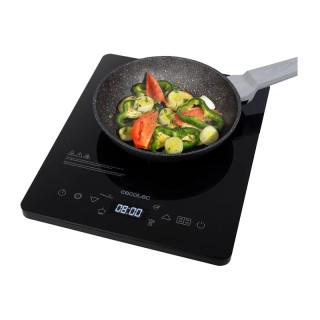 Επαγωγική Εστία 2000 W Cecotec Full Crystal Onyx CEC-03069 Επαγωγική Εστία 2000 W Cecotec Full Crystal Onyx CEC-03069