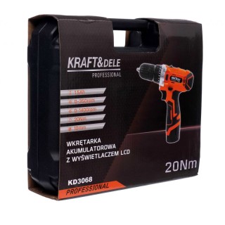 Επαναφορτιζόμενο Δραπανοκατσάβιδο 12 V Kraft&Dele KD-3068