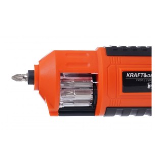 Επαναφορτιζόμενο Ασύρματο Κατσαβίδι 3.6 V με Αξεσουάρ Kraft&Dele KD... Επαναφορτιζόμενο Ασύρματο Κατσαβίδι 3.6 V με Αξεσουάρ Kraft&Dele KD...