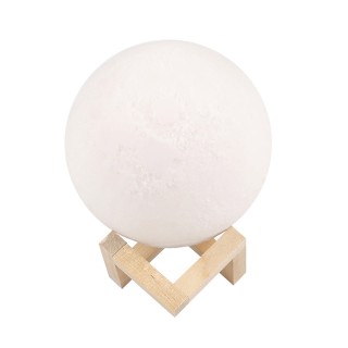 Επαναφορτιζόμενο Φωτιστικό Φεγγάρι 3D με 16 LED Χρώματα και Τηλεχει... Επαναφορτιζόμενο Φωτιστικό Φεγγάρι 3D με 16 LED Χρώματα και Τηλεχει...