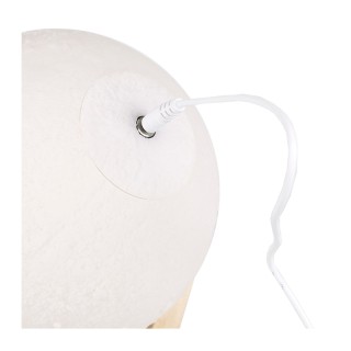 Επαναφορτιζόμενο Φωτιστικό Φεγγάρι 3D με 16 LED Χρώματα και Τηλεχει...