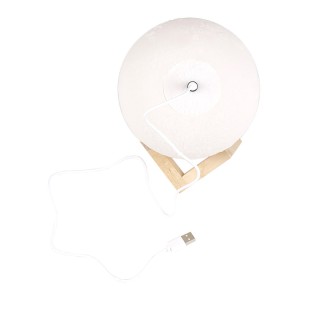 Επαναφορτιζόμενο Φωτιστικό Φεγγάρι 3D με 16 LED Χρώματα και Τηλεχει... Επαναφορτιζόμενο Φωτιστικό Φεγγάρι 3D με 16 LED Χρώματα και Τηλεχει...