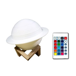 Επαναφορτιζόμενο Φωτιστικό Κρόνος 3D με Τηλεχειριστήριο GloBrite DB...