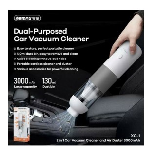 Επαναφορτιζόμενο Σκουπάκι Αυτοκινήτου 12V Remax XC-1-White Επαναφορτιζόμενο Σκουπάκι Αυτοκινήτου 12V Remax XC-1-White