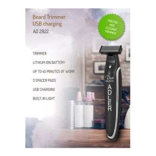 Επαναφορτιζόμενο Τρίμμερ με Μπαταρία Λιθίου Adler AD-2922 Επαναφορτιζόμενο Τρίμμερ με Μπαταρία Λιθίου Adler AD-2922